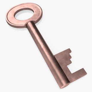 Bronze Key 2 3D