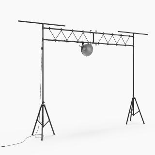 3D Studio Lighting Truss with Spotlight