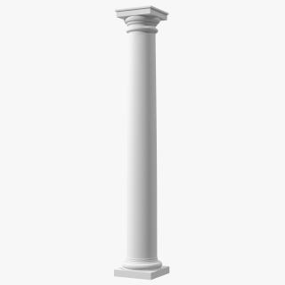 Tuscan Order Classical Column 3D model