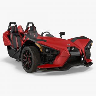 Polaris Slingshot Trike Red 2016 3D