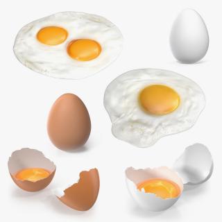 3D model Chicken Eggs Collection 2