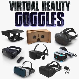 3D Virtual Reality Goggles Collection 4