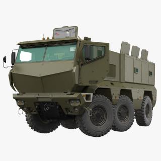 KAMAZ 63968 Typhoon MRAP Vehicle Rigged 3D model