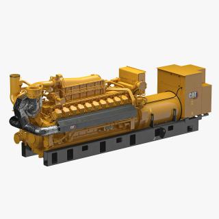 Gas Generator CAT G3520E 3D model