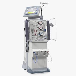 3D Fresenius 5008 Cordiax Dialysis Machine Rigged