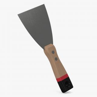 3D Scraper 3 Inch Wood Handle