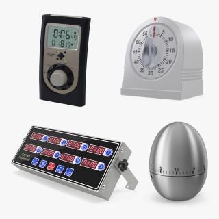 Kitchen Timers Collection 2 3D