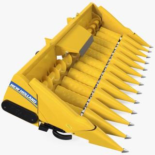 3D model Rigid Corn Header 12 Rows New Holland Agriculture 980CR