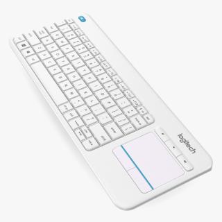 3D Logitech Keyboard K400 White model