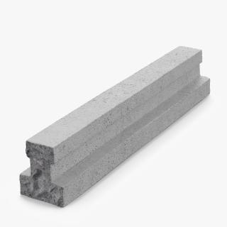 3D Concrete Floor T Beam