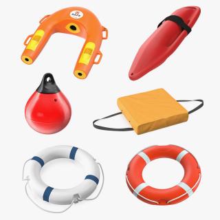 3D Life Buoys Collection 4 model