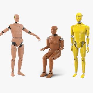 3D Crash Test Dummies 3D Models Collection 2