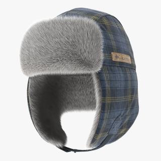 Trapper Hat Columbia Fur 3D model