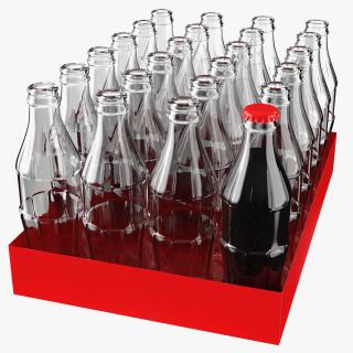 Glass Bottle Pack 3D