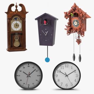 3D Wall Clock Collection 3 model