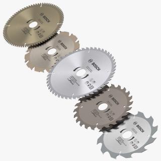 Bosch Circular Saw Blades Set 3D model