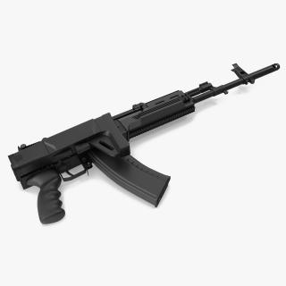 3D Kalashnikov AK-12 2011 with Folded Buttstock New model