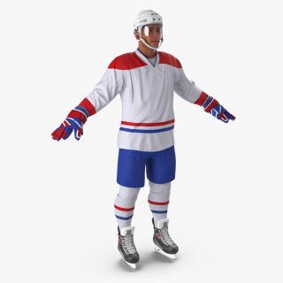 3D Hockey Player Generic 5 model