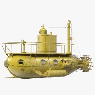 3D model Old Yellow Submarine