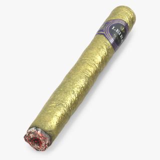 3D Leira Long Cannabis Cigar in Foil Burning