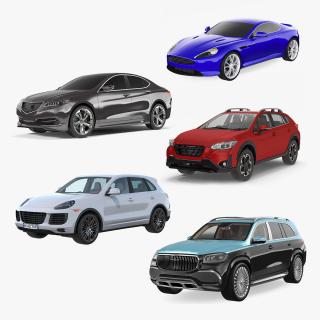 Luxury Cars Collection 4 3D model