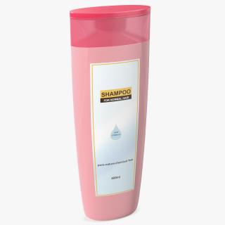 3D Shampoo Bottle Long Shape Pink 400ml