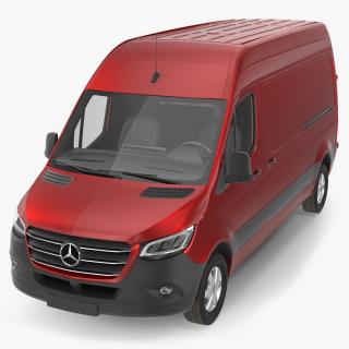 Mercedes Sprinter Van 2019 Simple Interior 3D