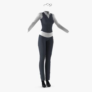 Womens Business Style Clothes 3D model