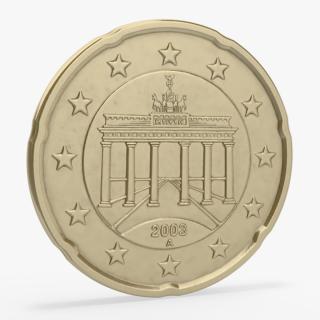 3D model Germany 20 Cent