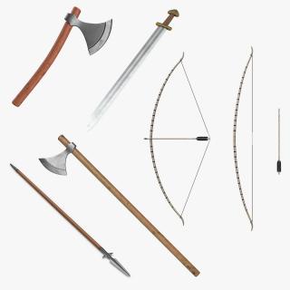 Viking Weapons 3D Models Collection 3 3D