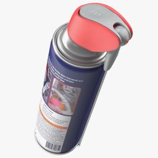 Penetrative Lubricant Spray with Flexible Straw 3D