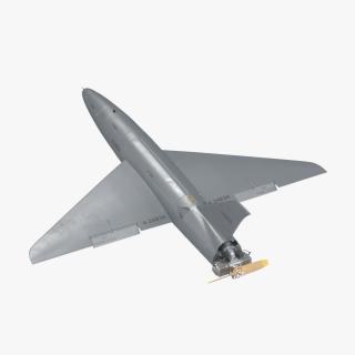 Drone Kamikaze Iranian Arash 2 Rigged 2 3D model