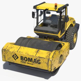 3D BOMAG BW226 DH5 Single Drum Compactor Dirty model