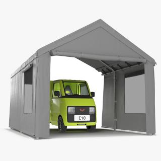 3D Vehicle Carport Shelter model