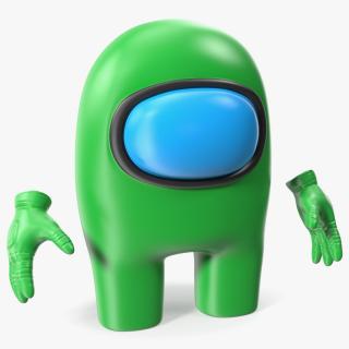 Among Us Green Character 3D model