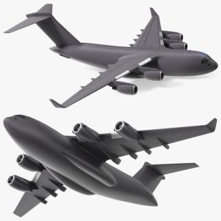 3D Military Transport Aircraft Scale model