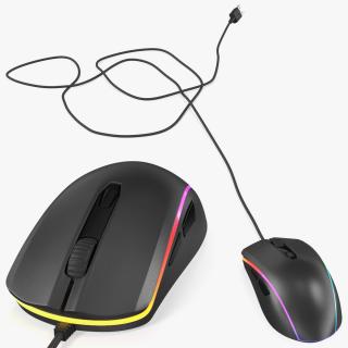 Wired RGB Gaming Mouse 3D