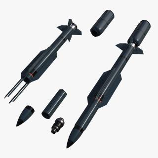 3D model SAM Missile Set