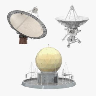 3D model Radar Antennas Collection