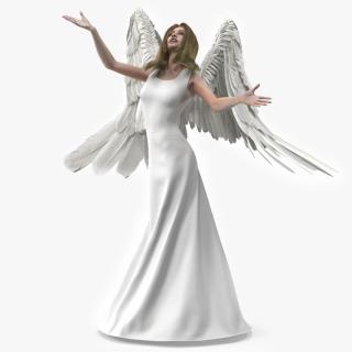 Brown Eyed Blonde Angel Girl Rigged 2 3D