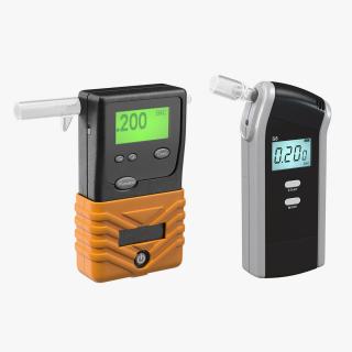 3D Portable Breathalyzers Alcohol Collection