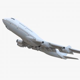 Boeing 747-400 Generic Rigged 3D model