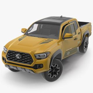 3D model Toyota Tacoma TRD Off Road Bronze 2021 Rigged