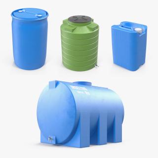 Plastic Water Storage Tank Collection 3D