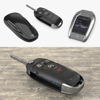 Car Keys 3D Models Collection 3D model