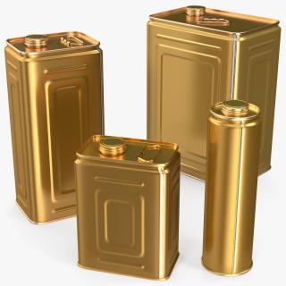 Tin Cans Set 2 3D model