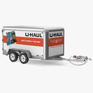 3D model U-Haul 6x12 Cargo Trailer