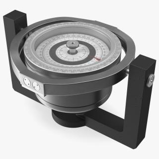 3D Large Marine Compass Steel