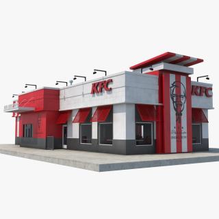 KFC Restaurant 3D model