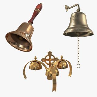 3D Cathedral Bells Collection 2 model